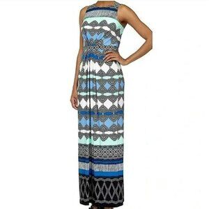 Donna Morgan Pre-loved Size 8 Sleeveless Polyester Spandex Maxi Dress